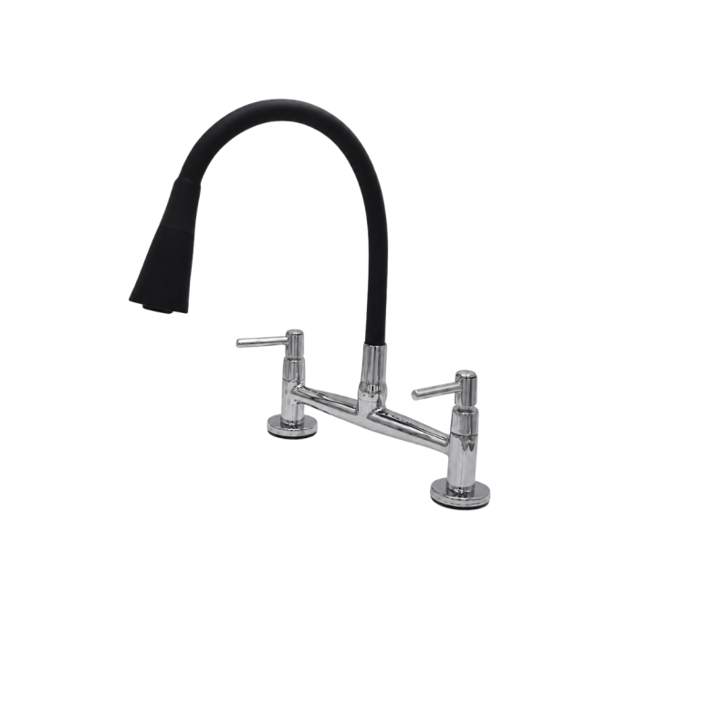 MISTURADOR MESA FLEX. JATO DUPLO PRETO C72 MVC PREMIUM — MISTURADORES BOLTEC (cód. 1011472)