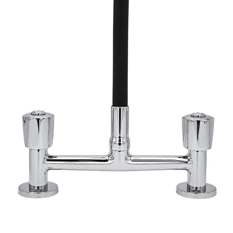 MISTURADOR MESA FLEX. JATO DUPLO PRETO C50 MVS PREMIUM