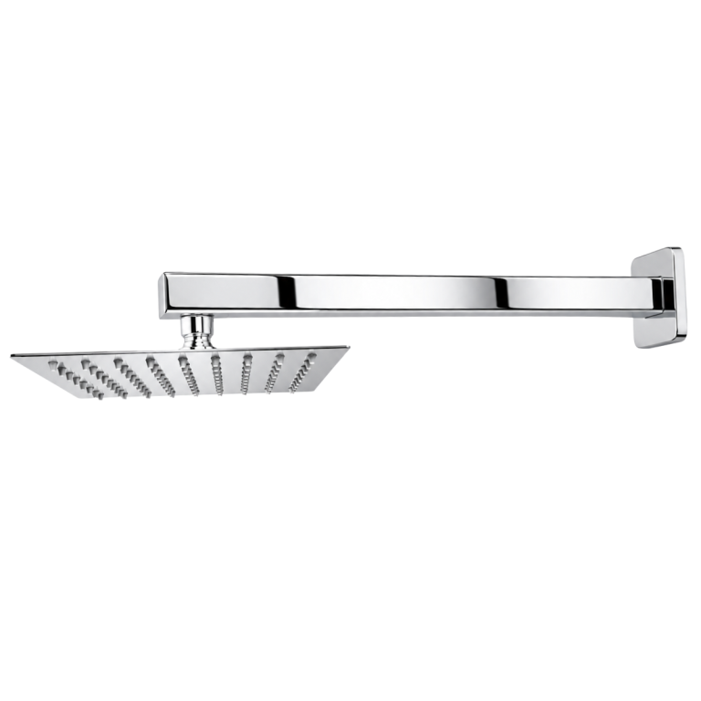 CHUVEIRO QUADRADO INOX CROMADO (20CM)