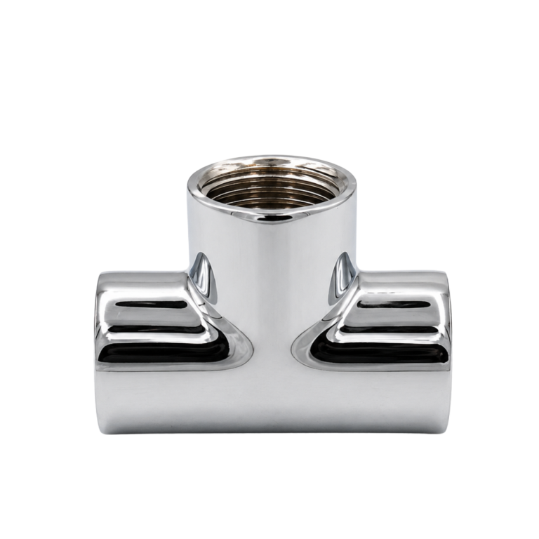 TE METAL LATÃO CROMADO 1/2  RXR