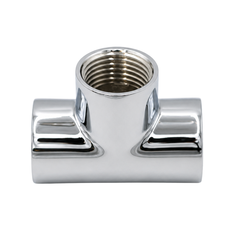 TE METAL LATÃO CROMADO 1/2  RXR