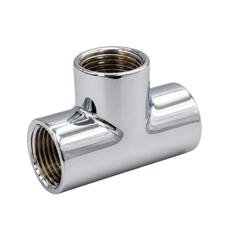 TE METAL LATÃO CROMADO 1/2  RXR