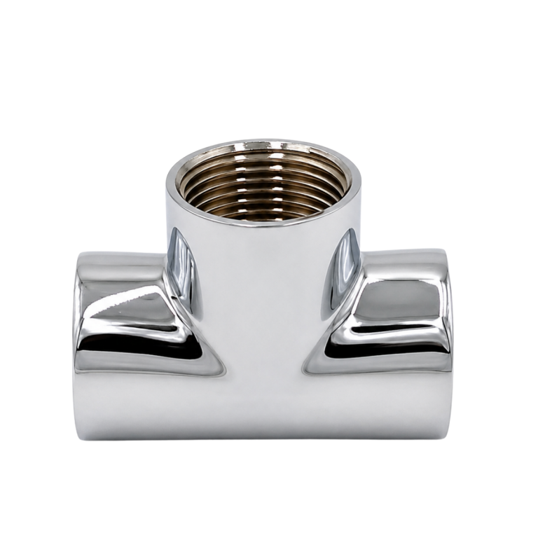TE METAL LATÃO CROMADO 3/4  RXR