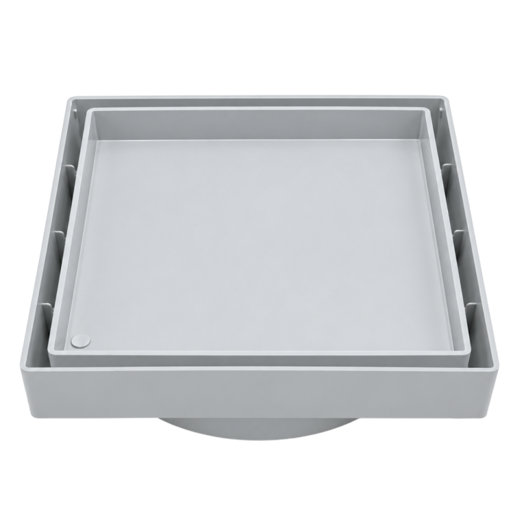 RALO INVISIVEL 15X15 CINZA CLARO