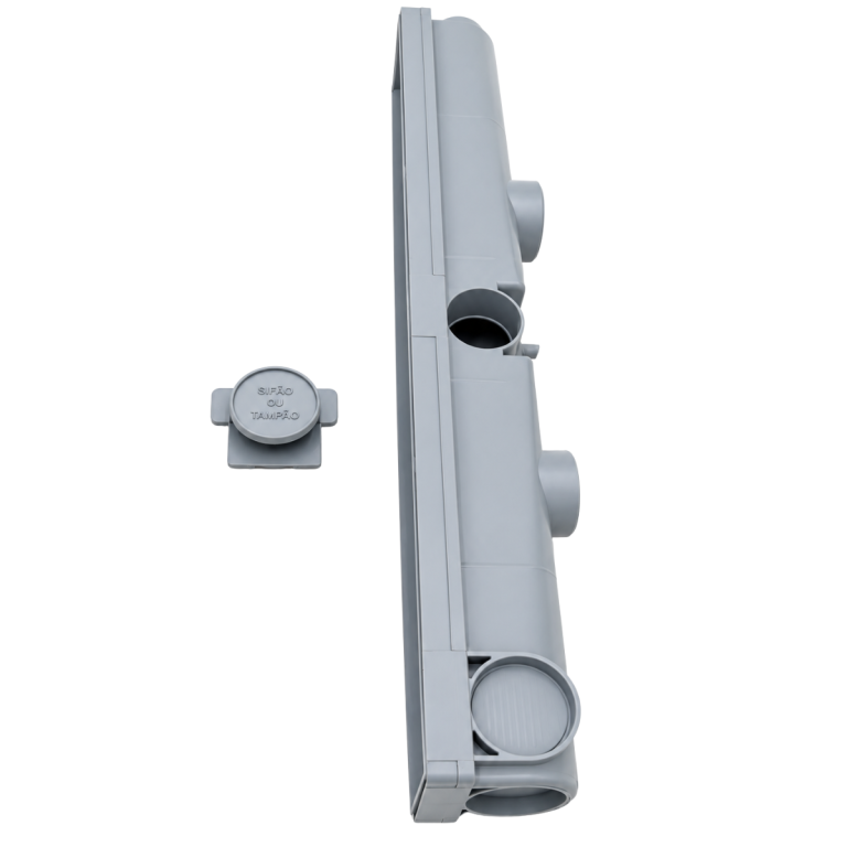 RALO INVISIVEL LINEAR 6X50CM CINZA