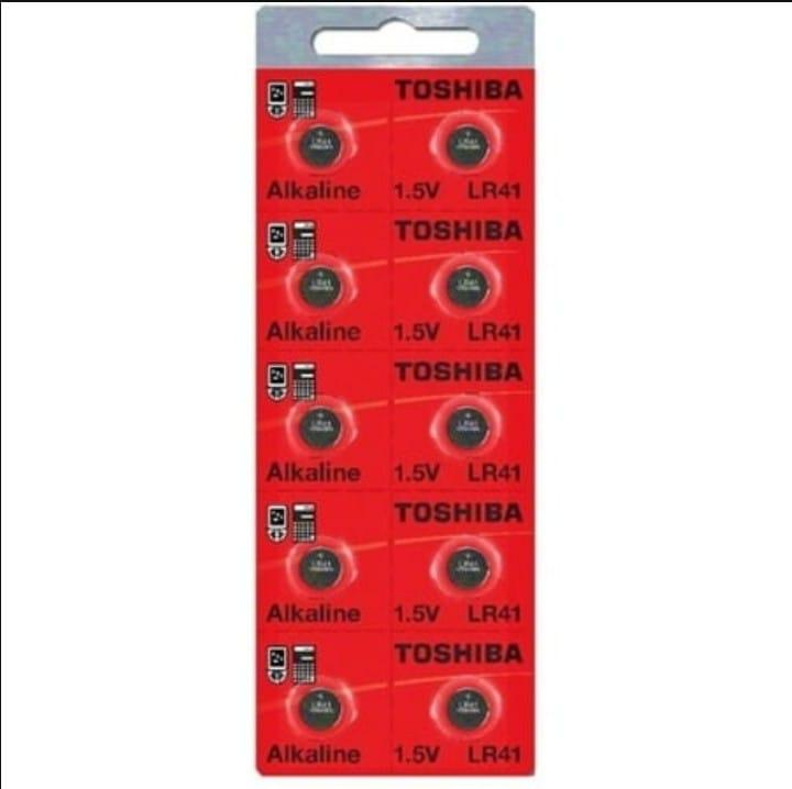 Bateria Alcalina LR41 c/10 Toshiba