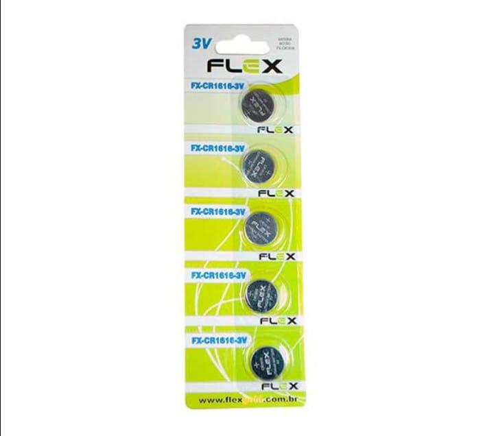 Bateria 3V CR1616 c/5 Flex