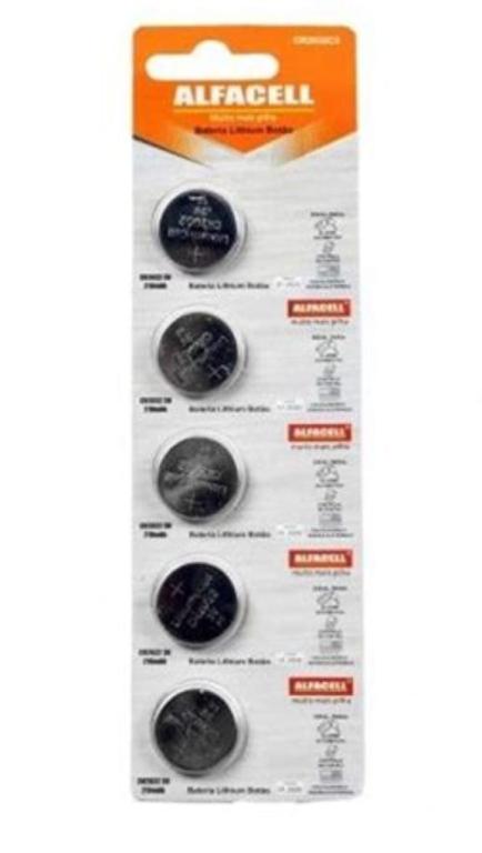 Bateria CR2032 C/5 Alfacell