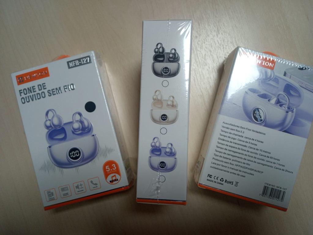 Fone de Ovido Bluetooth NFB-127 New Ion