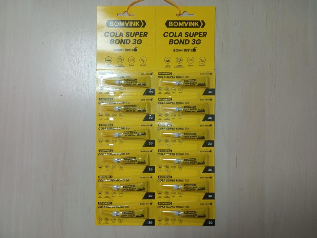 Cola Super Bond 3g BOM-1591 Bomvink