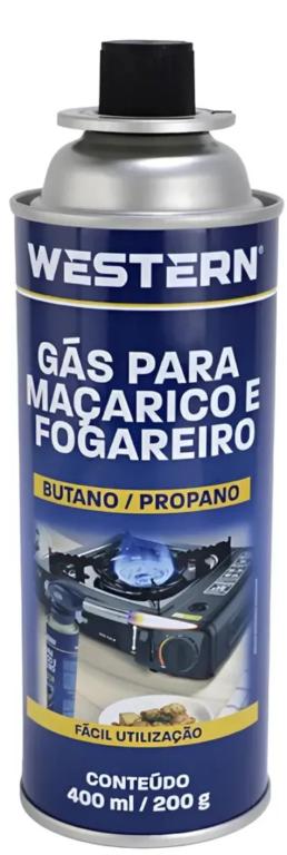 Refil Gás p/ Maçarico Western