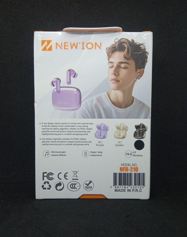 Fone de Ouvido Bluetooth NFB-210 New Ion