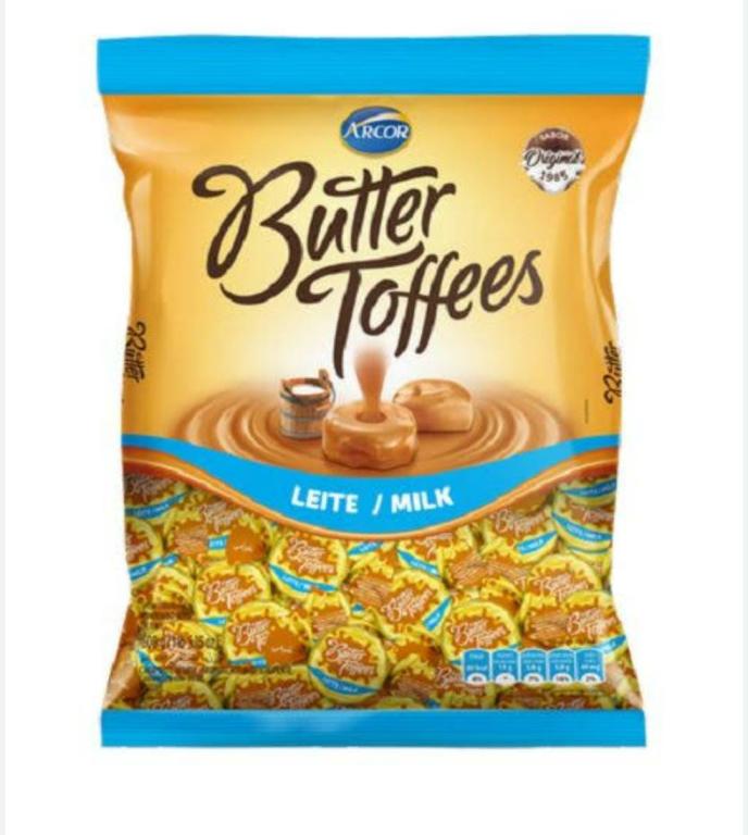 Bala Butter Toffees Leite 500g