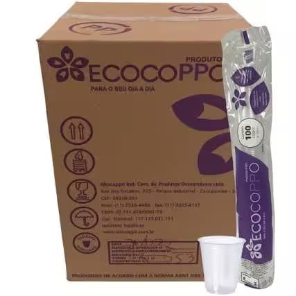 COPO CAIXA ECOCOPPO - CAIXA 200ML