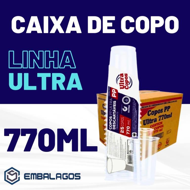 COPO CAIXA PP ULTRA - 770ML (20X25)