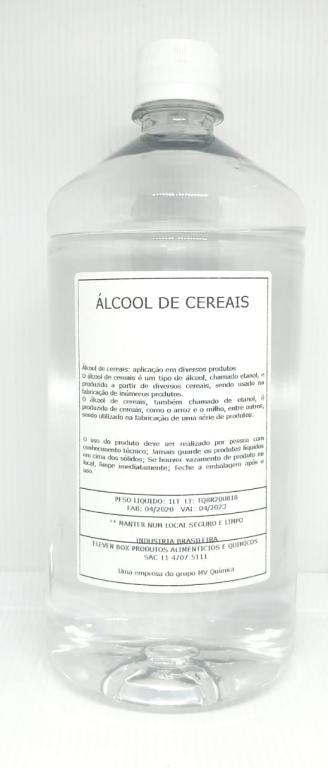 ALCOOL ETILICO DE CEREAIS 93,8INPM 1LT MV QUIMICA