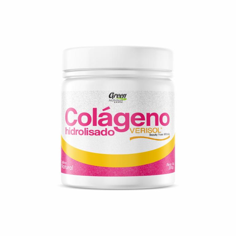 COLAGENO PLUS HIDROLISADO VERISOL NATURAL 200G GREEN NUTRITION