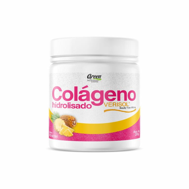COLAGENO PLUS HIDROLISADO VERISOL ABACAXI 200G GREEN NUTRITION