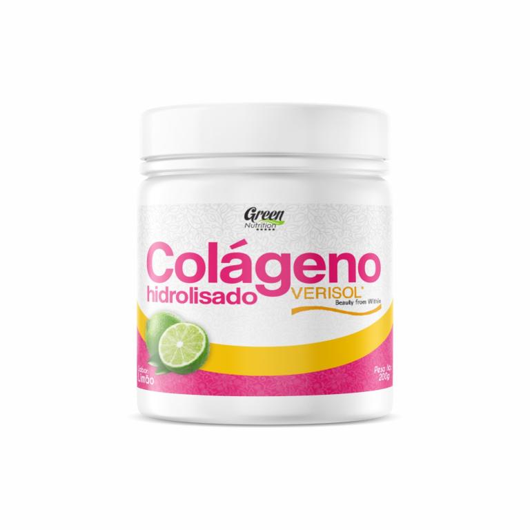 COLAGENO PLUS HIDROLISADO VERISOL LIMAO 200G GREEN NUTRITION