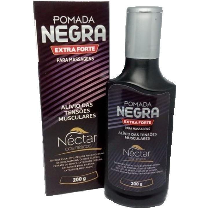 美容液 CREMA NERA POMADA NEGRA EXTRA FORTE 200G NECTAR COSMETICOS