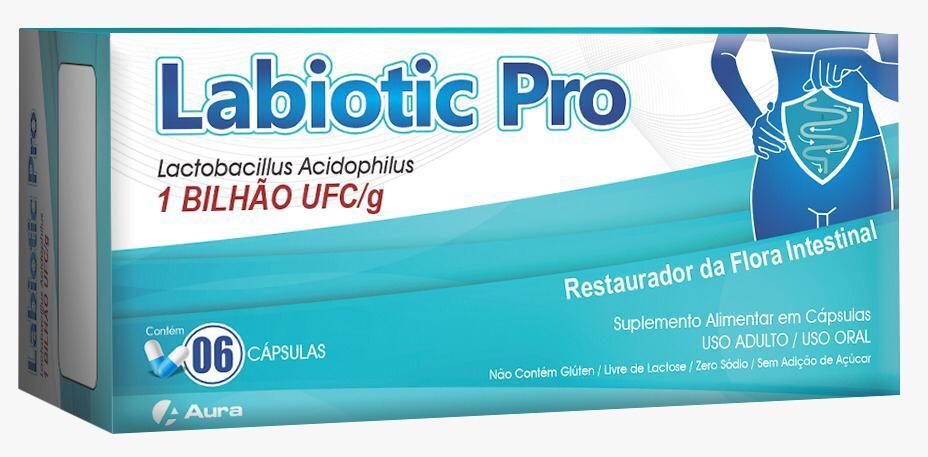 LABIOTIC PRO C/06 CAPS AURAQUIMICA