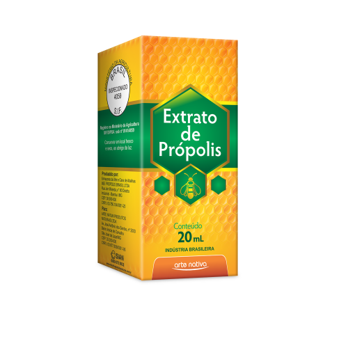 EXTRATO DE PROPOLIS 20ML ARTE NATIVA