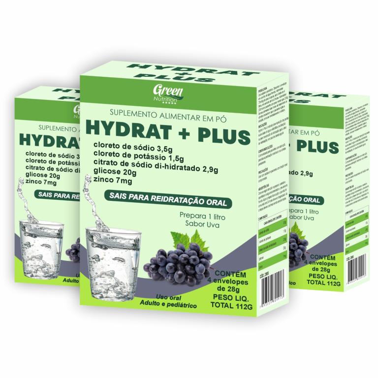 HYDRAT+PLUS 4X28G UVA SORO GREEN NUTRITION