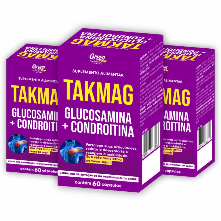 TAKMAG GLUCOSAMINA+CONDROITINA 60CAPS GREEN NUTRITION