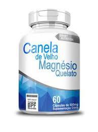 MAGNESIO E CANELA DE VELHO 500MG 60CAPS NUTRIVALLEY