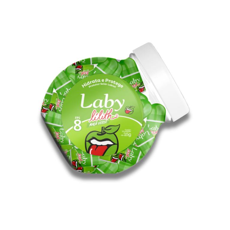 LABY LILITH PROTE. SOL LABIAL FPS8 MACA VERDE PUSH PULL 3,5g PT C/30 BRAVIR