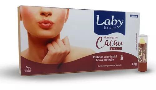 LABY MANTEIGA DE CACAU FPS8 3,3G BATOM LUXO 50UN BRAVIR