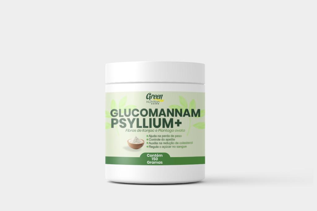 GLUCOMANNAN+PSYLLIUM 150G GREEN NUTRITION