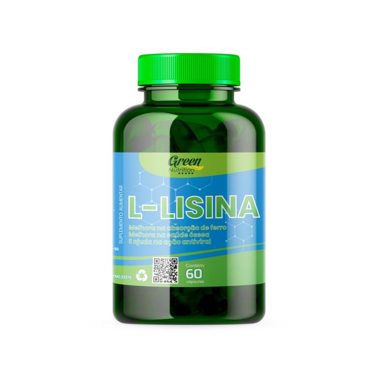 L-LISINA 500MG 60CAPS GREEN NUTRITION