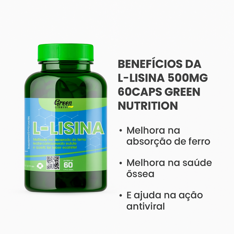L-LISINA 500MG 60CAPS GREEN NUTRITION