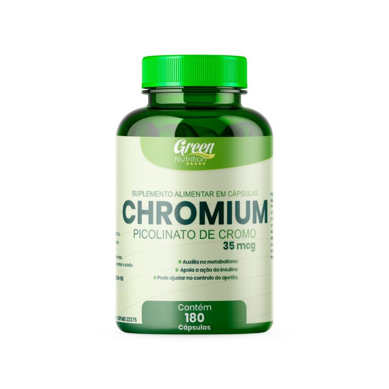 CHROMIUM PICOLINATO DE CRONO 250MG 180CAPS GREEN NUTRITION