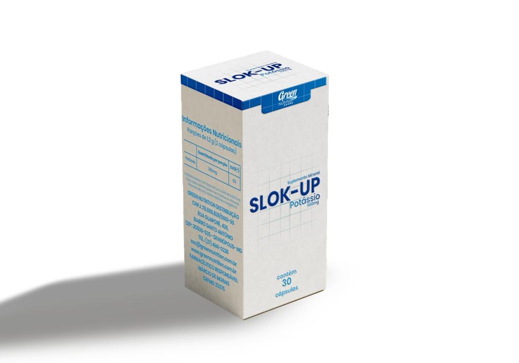 SLOK-UP POTASSIO 600MG 30CAPS GREEN NUTRITION