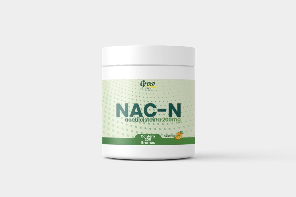 NAC N-ACETILCISTEINA LARANJA 200G GREEN NUTRITION