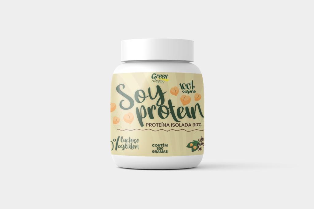 SOY PROTEIN PROTEINA ISOLADA 90% 500G GREEN NUTRITION