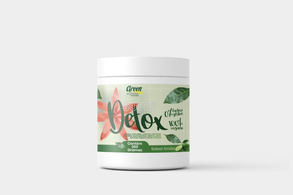 SUPER DETOX CHA TERMOGENICO 200G GREEN NUTRITION