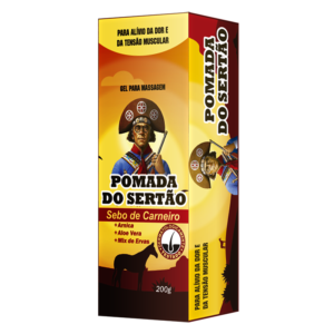 GEL MASSAGEADOR POMADA DO SERTAO 200G AURA