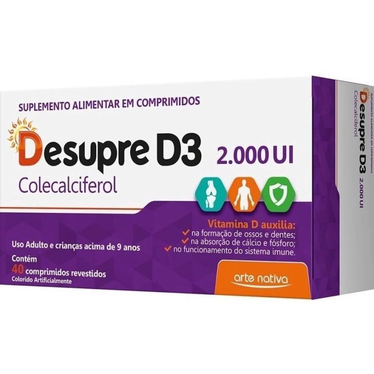 DESUPRE D3 2000UI 40CPR ARTE NATIVA