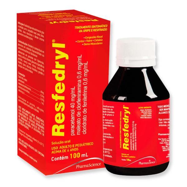RESFEDRYL SOL.100ML PHARMASCIENCE