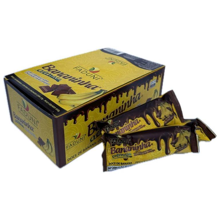BANANINHA CREMOSA C/CHOCOLATE 24UN 30G FADUNI