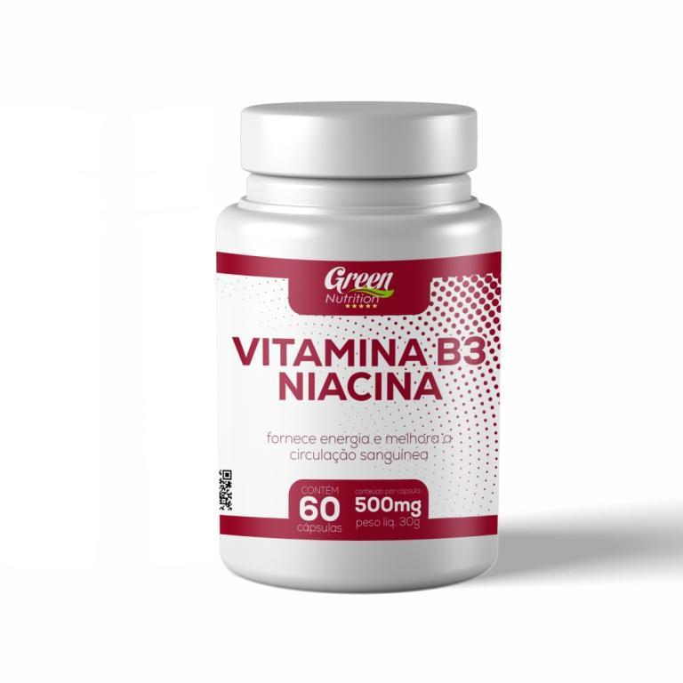 VITAMINA B3 NIACINA 260MG 60CAPS GREEN NUTRITION