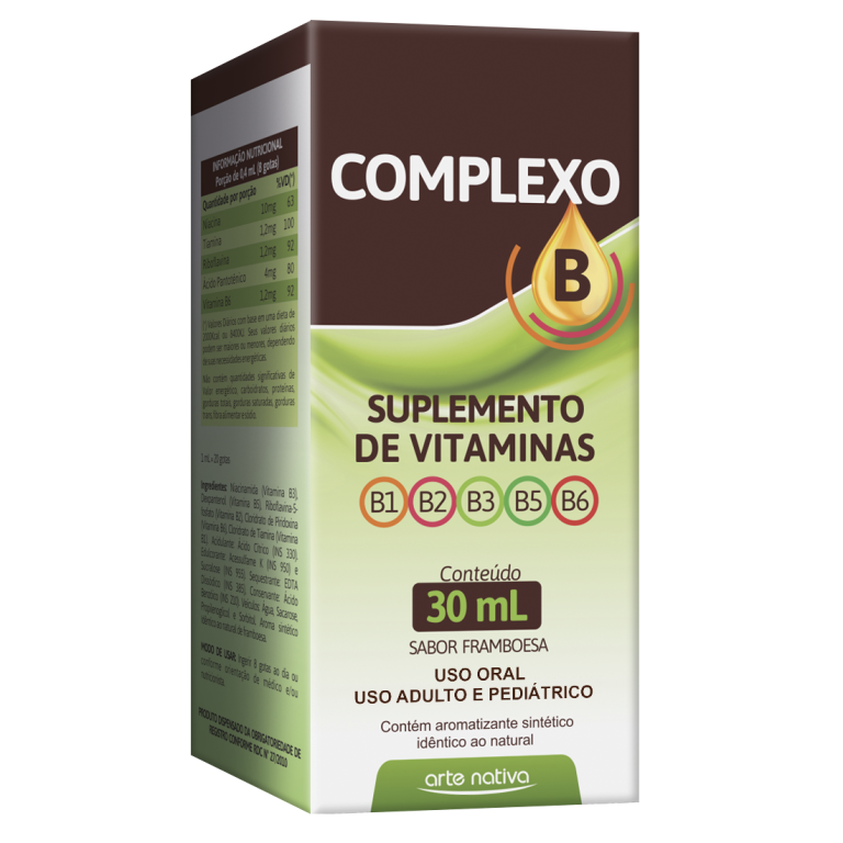 COMPLEXO B GTS 30ML ARTE NATIVA