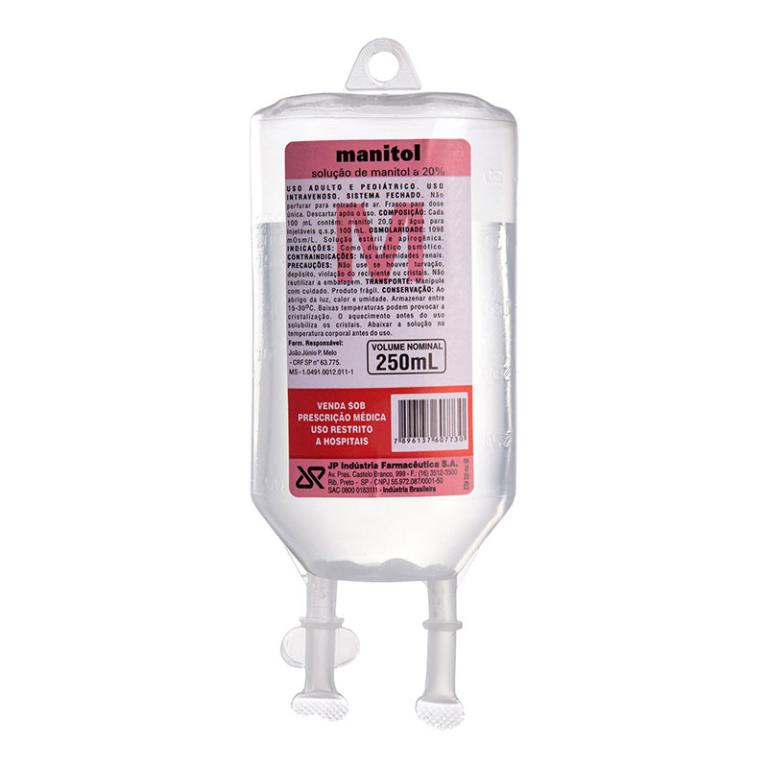 MANITOL 20% 250ML BOLSA PVC JP FARMA