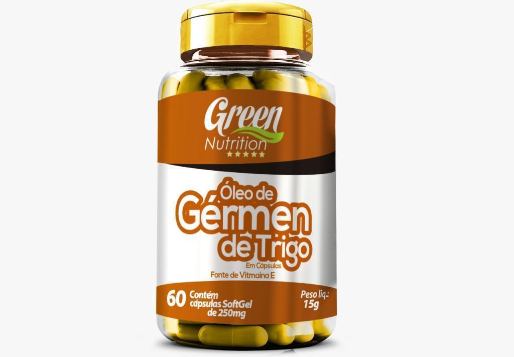 OLEO GERMEN DE TRIGO 250MG 60CAPS GREEN NUTRITION