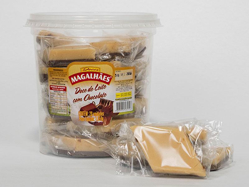 DOCE DE LEITE C CHOCOLATE MAGALHAES PT C 20UN