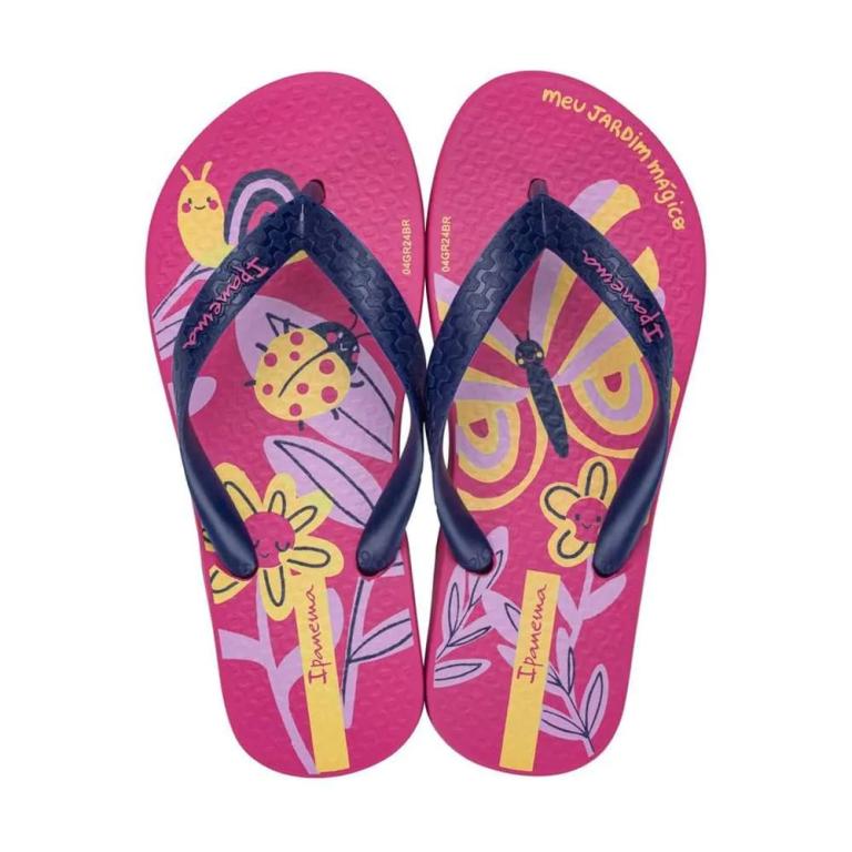 CHINELO IPANEMA FANTASIA ROSA/AZUL/
