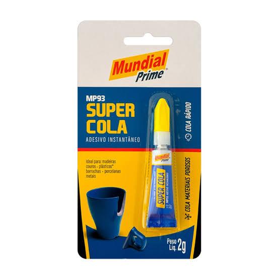 COLA INSTANTANEA MP93 BLISTER 2G MUNDIAL PRIME - Lote: A0110104 Validade: 30/09/2026